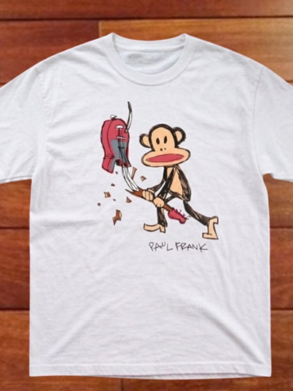 Paul Frank "Guitar Smash" Julius Monkey Graphic T-Shirt